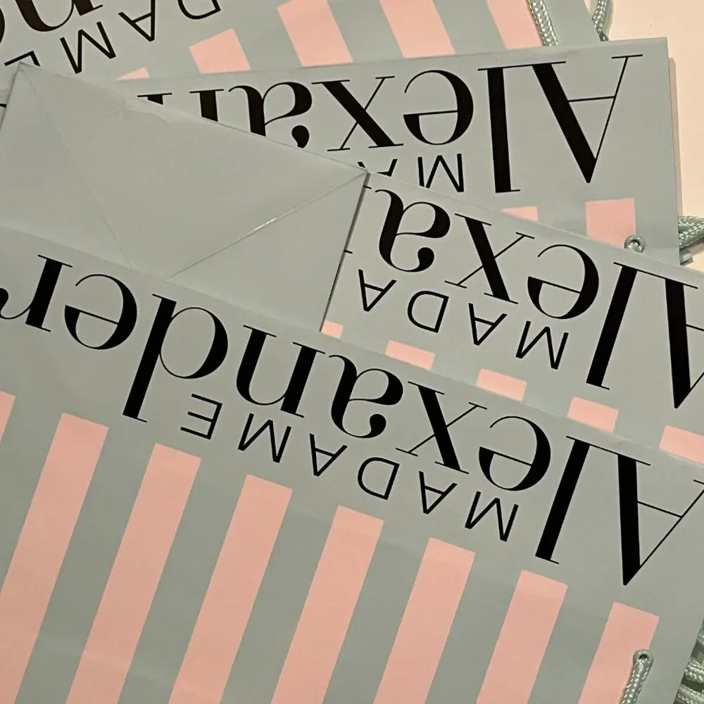 Madame Alexander Large Shopping Bags (Set of 4) (Great Condition - RARE) (p/s/x)